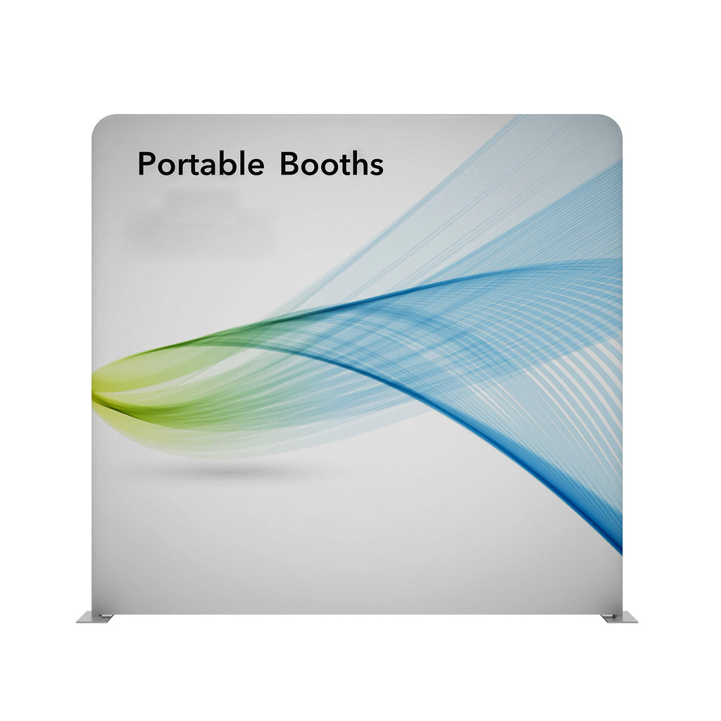 8' Tension Fabric Straight Wall - Portable Booths