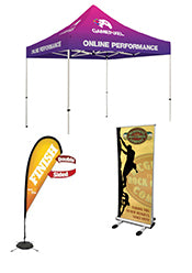 Outdoor Tents, Flags, Signs, and Banners