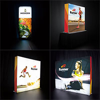 Portable Backlit Display Walls | Back lighted Displays | Lighted ...