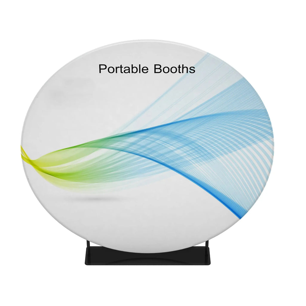 Circular Back Wall or Banner Stand Display, 7' Diameter Godfrey Group