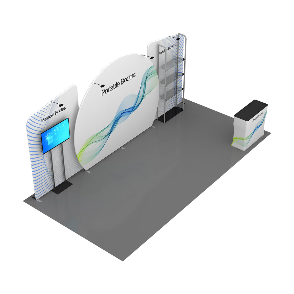 Merchandise Display Shelves | Trade Show Display Exhibits – Portable Booths