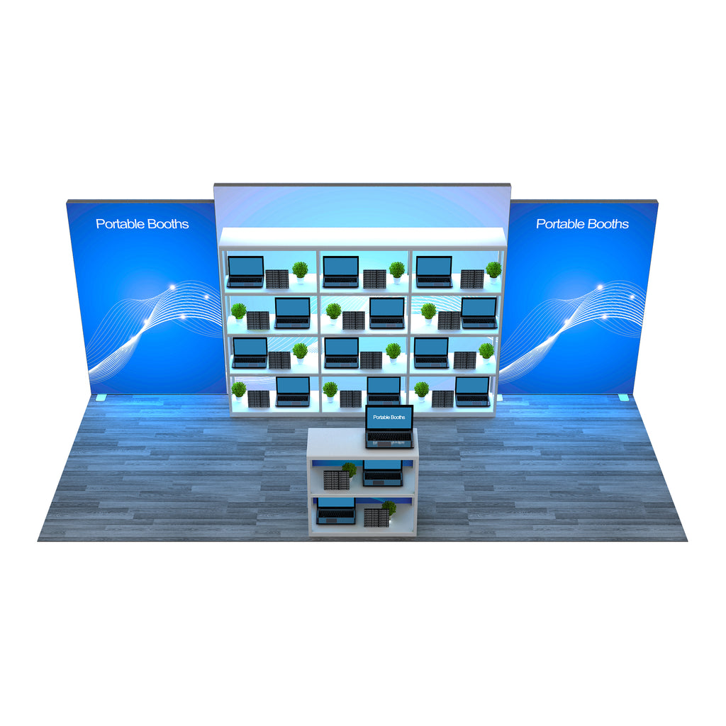 Merchandise Display Shelves | Trade Show Display Exhibits – Portable Booths