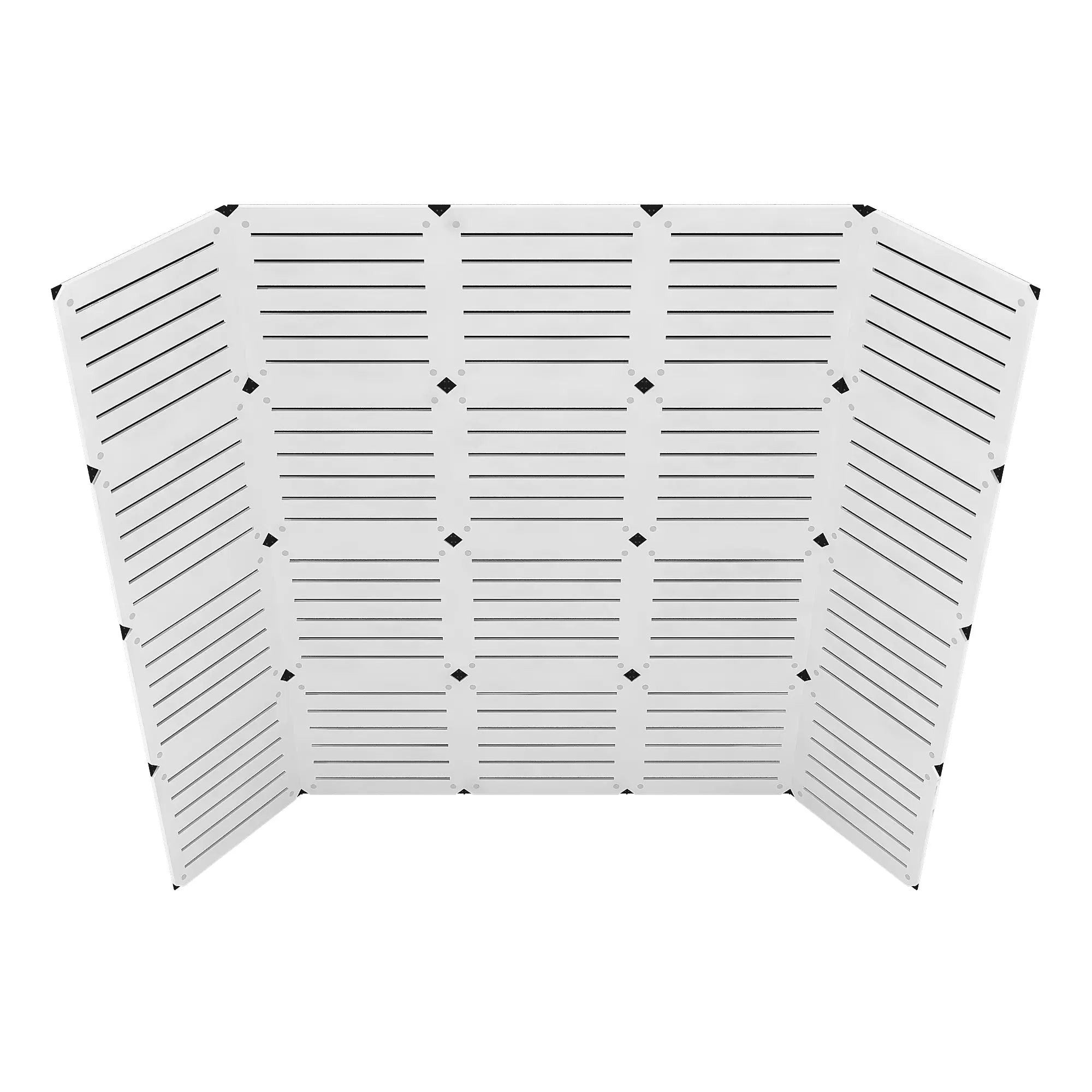 Slatwall Graphics 8’ Modular Slatwall Display - Optional Graphics and Monitor Mount ...