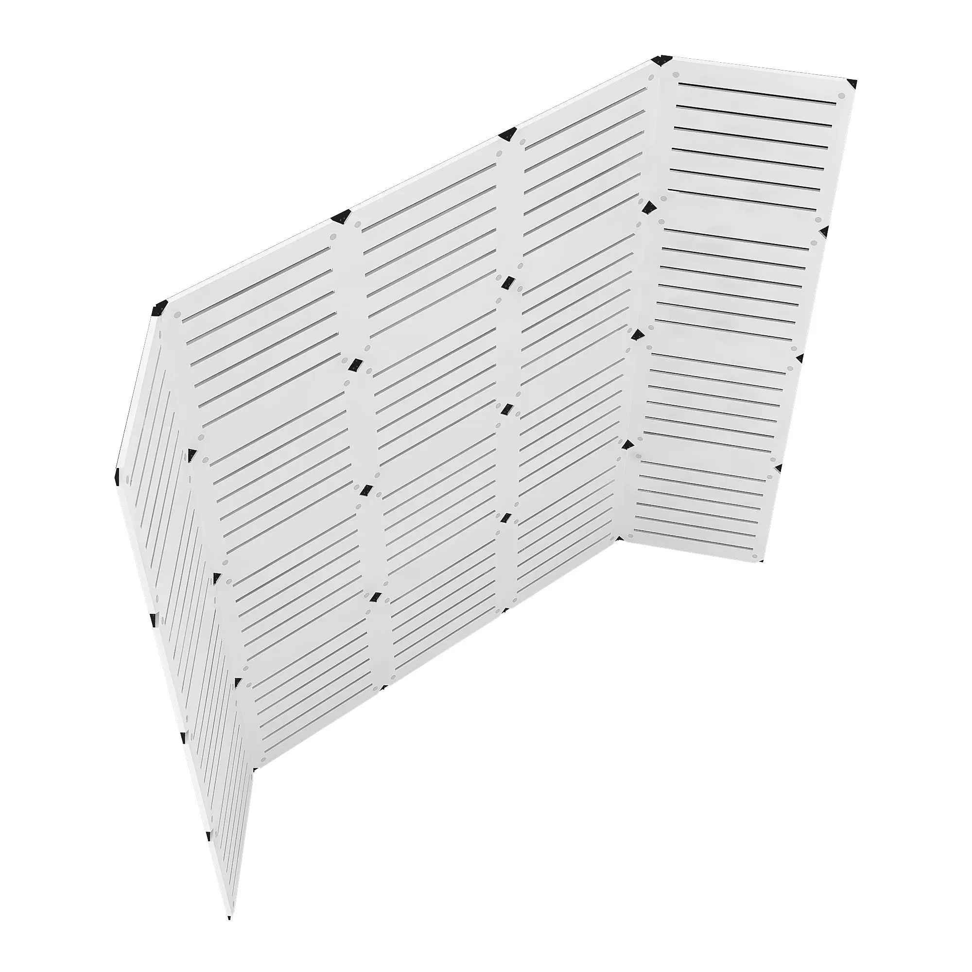 Slatwall Graphics 8’ Modular Slatwall Display - Optional Graphics and Monitor Mount ...