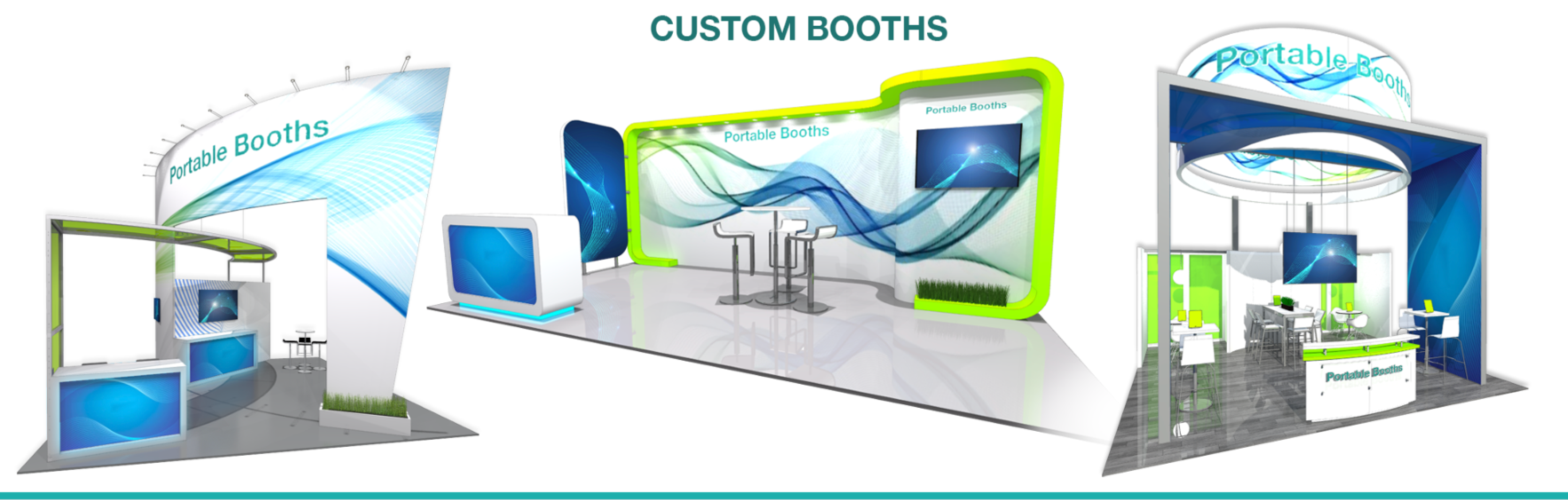 Custom Trade Show Displays | Custom Large Scale Printing – Portable Booths