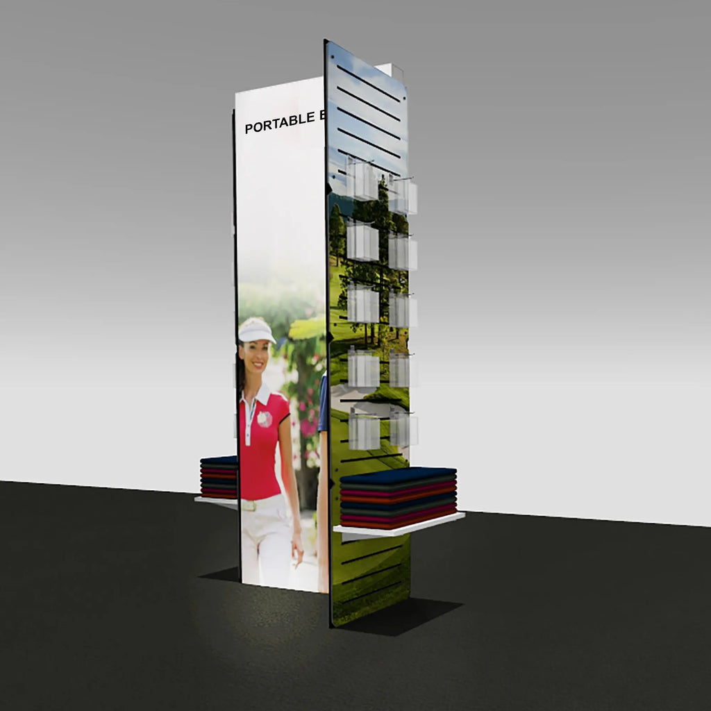 Portable Merch Display Trade Show Towers | Display Columns | Godfrey Group – Portable Booths