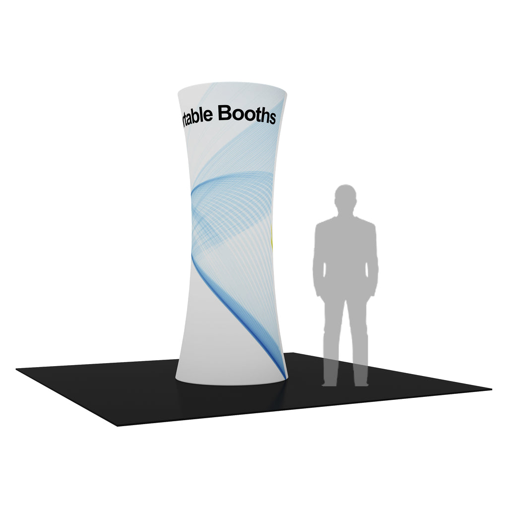 Tapered Tower, 8'h x 3'd - Portable Booths