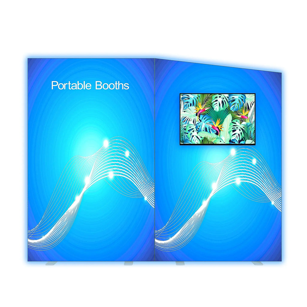 Modular Backlit 10x10 Kit - Optional Monitor Mount(s) Portable Booths
