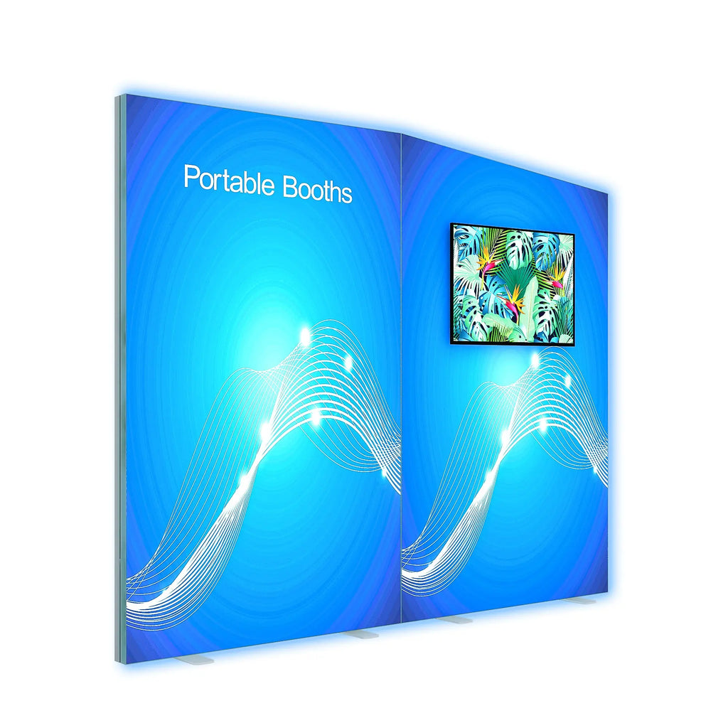 Modular Backlit 10x10 Kit - Optional Monitor Mount(s) Portable Booths