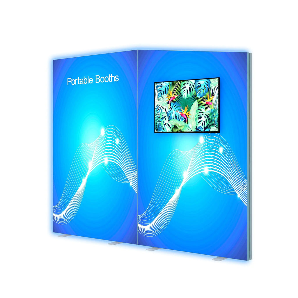 Modular Backlit 10x10 Kit - Optional Monitor Mount(s) Portable Booths