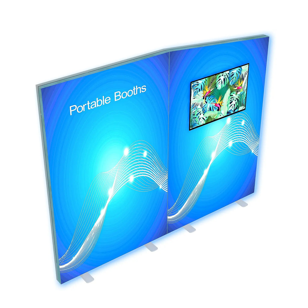 Modular Backlit 10x10 Kit - Optional Monitor Mount(s) Portable Booths