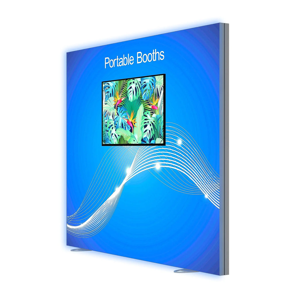 Freestanding Light Box With Monitor Mount Portable Booths