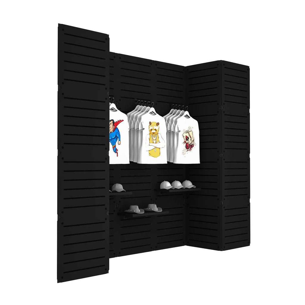 10’ U Shaped Slatwall Display Portable Booths