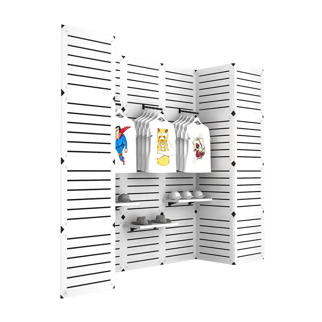 10’ U Shaped Slatwall Display Portable Booths
