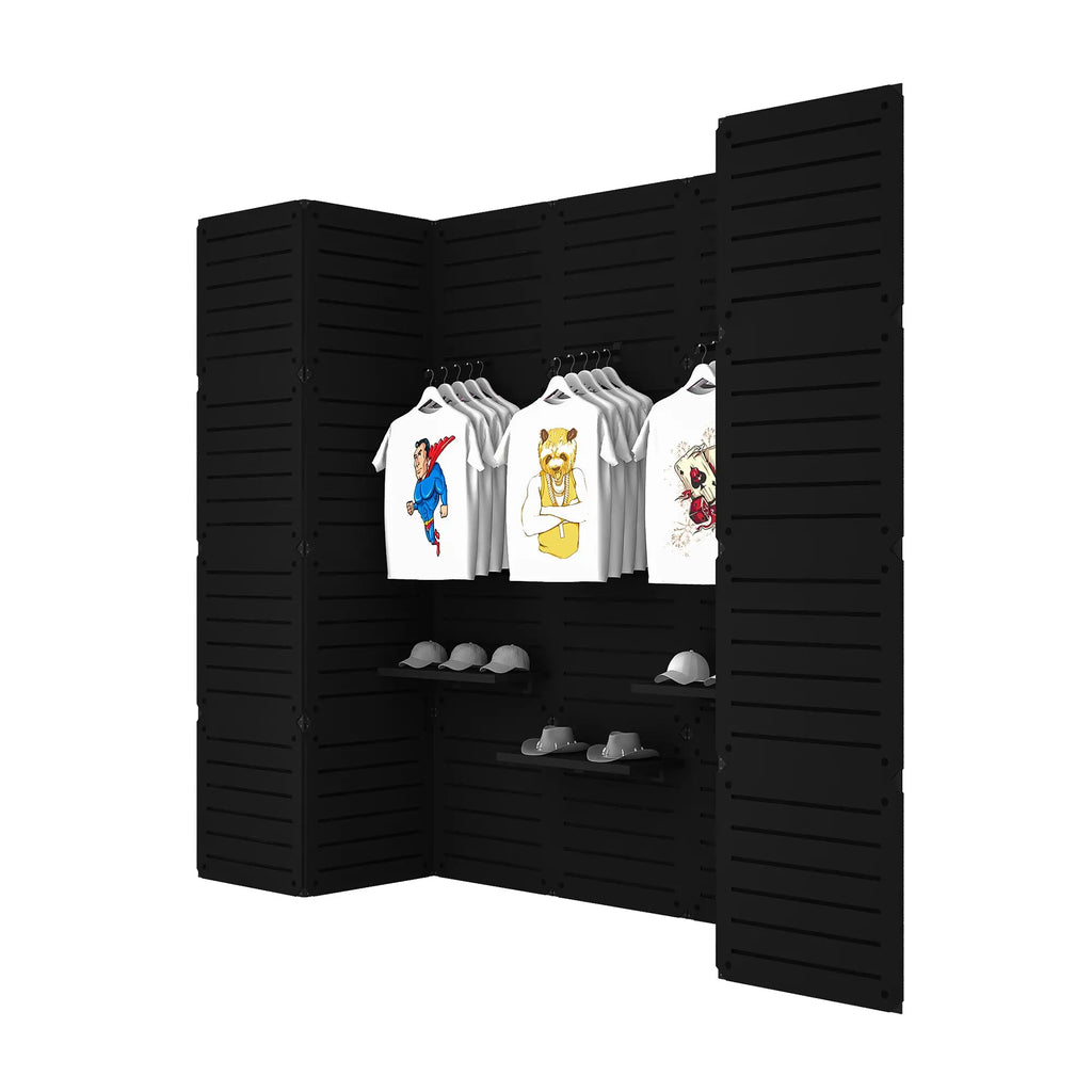 10’ U Shaped Slatwall Display Portable Booths