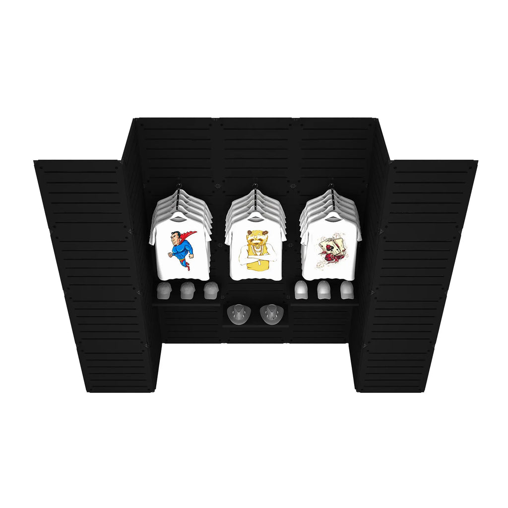 10’ U Shaped Slatwall Display Portable Booths