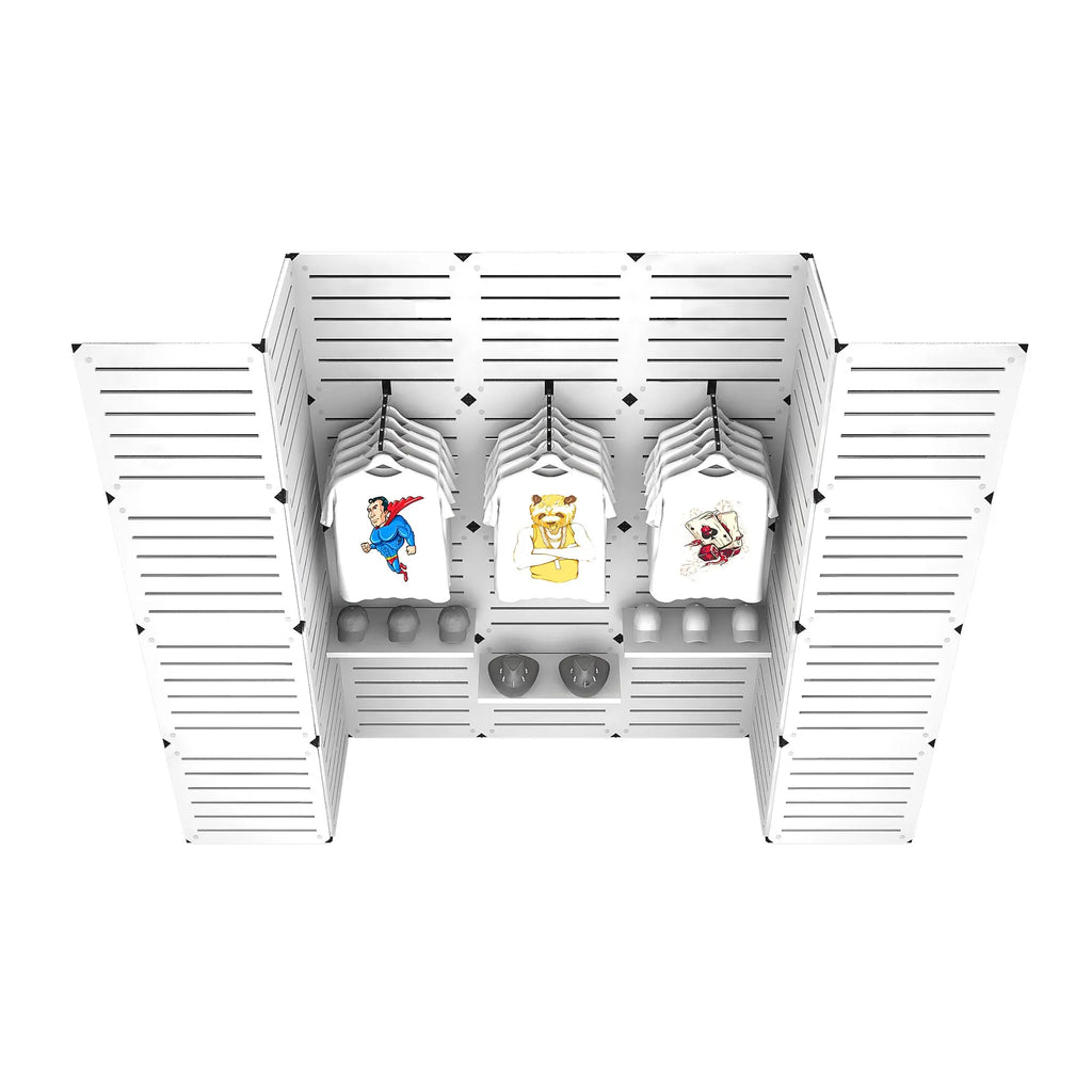 10’ U Shaped Slatwall Display Portable Booths