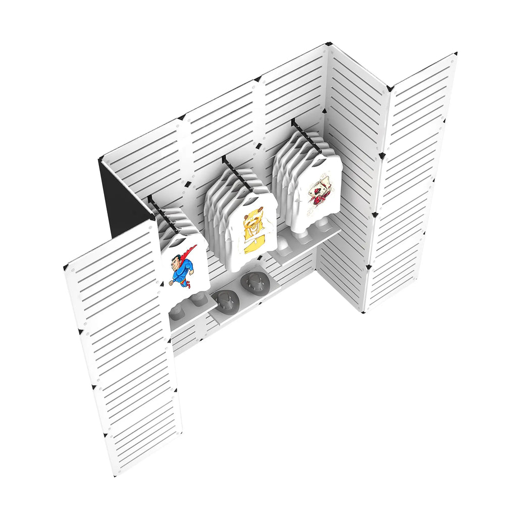 10’ U Shaped Slatwall Display Portable Booths