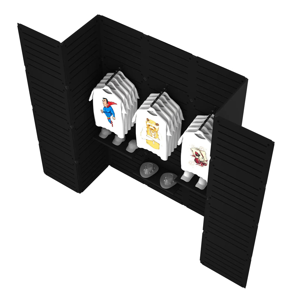 10’ U Shaped Slatwall Display Portable Booths