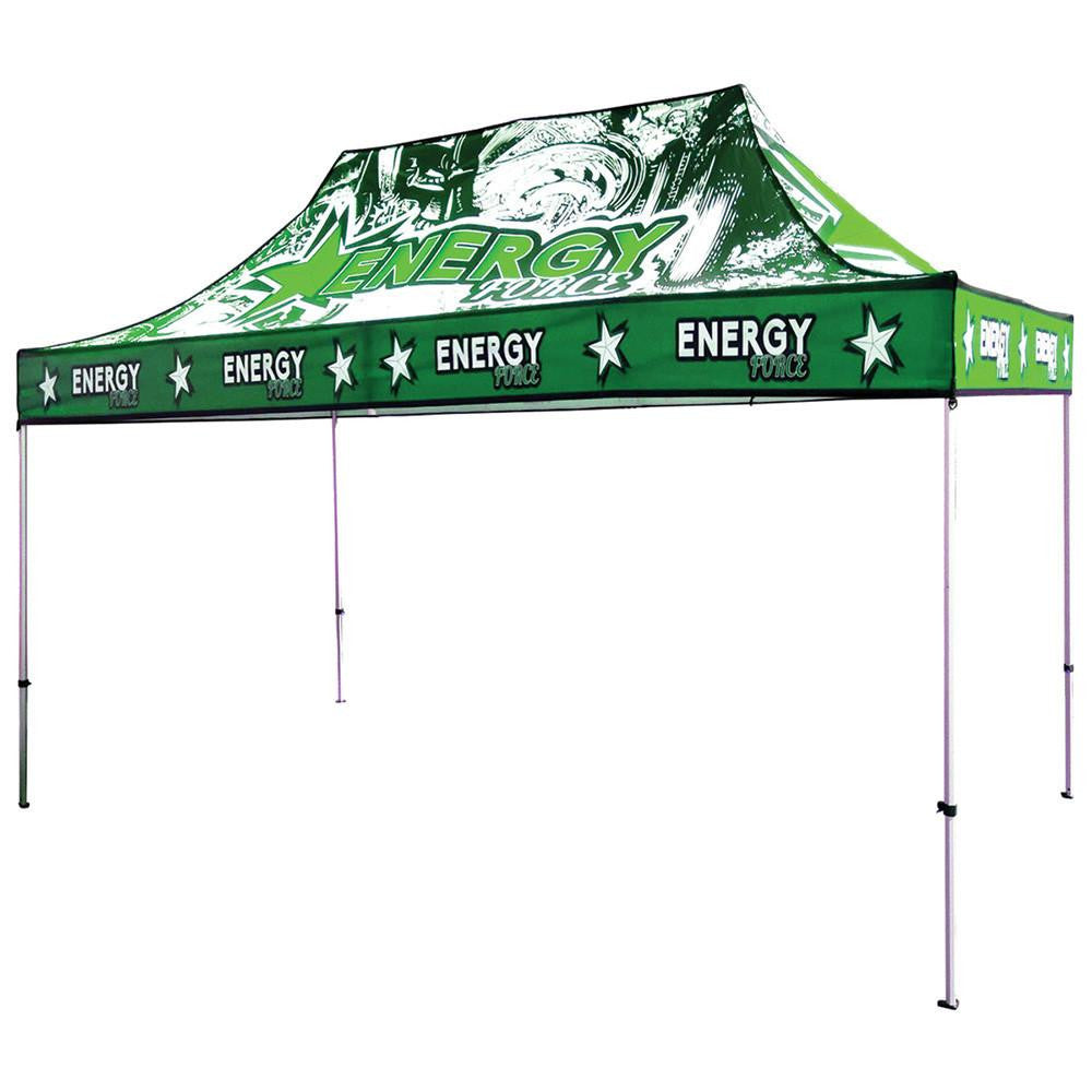 15' Full Color UV Printed Pop Up Tent - Godfrey Group