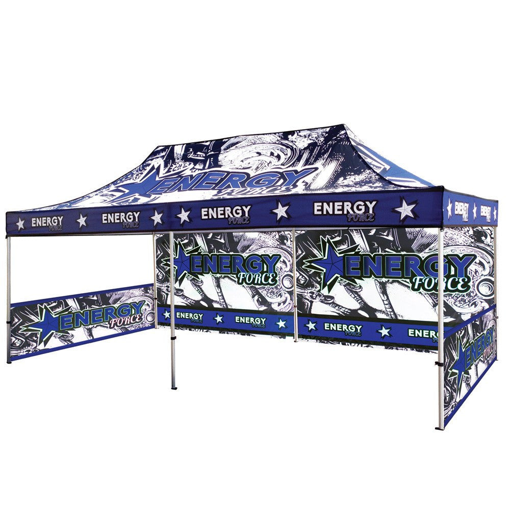 Printed Side and Backwall Options for 20' UV Printed Tent - Godfrey Group