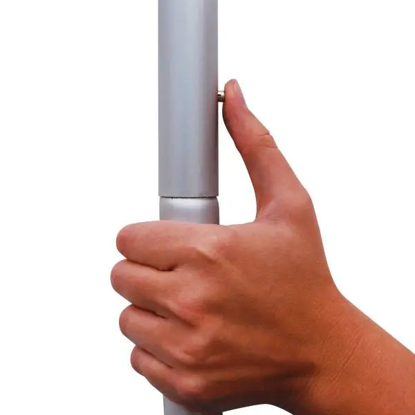 4' EuroFit Straight Printed Barrier Wall Kit Portable Booths