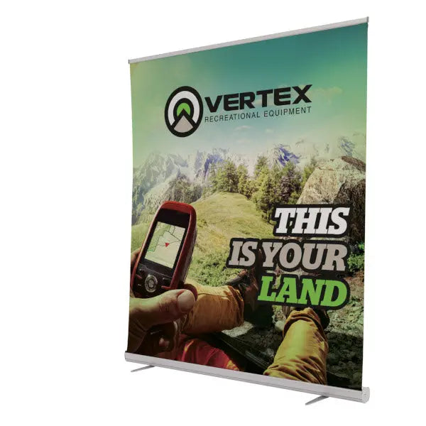 6' Jumbo Wide Retractable Banner Stand Creative Banner