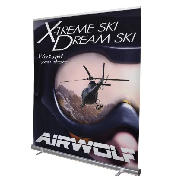 6' Jumbo Wide Retractable Banner Stand Creative Banner
