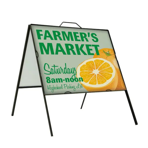 Angle Iron A-Frame Signs 24