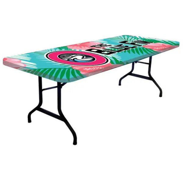 Printed 8' Table Topper with Full Color Graphics | 8ft Table Throws and ...