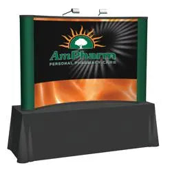 Arise 8' Table Top Front Mural Pop Up Display Arise