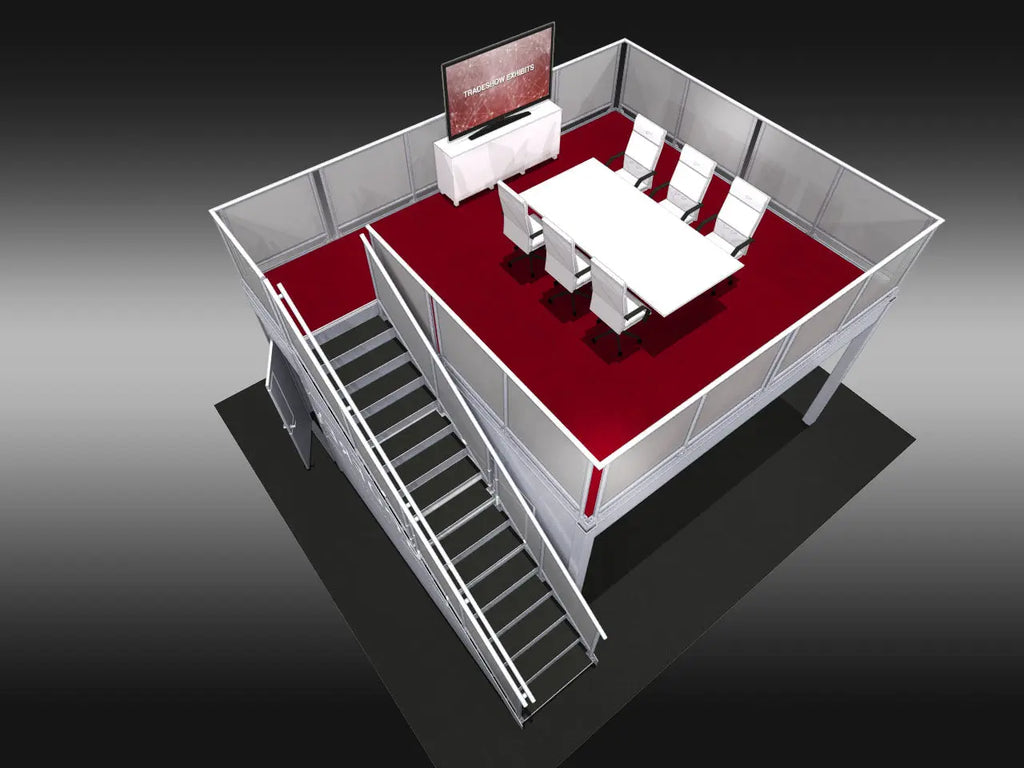 Used 16 ft. by 16 ft. Deck Exhibit Godfrey Group