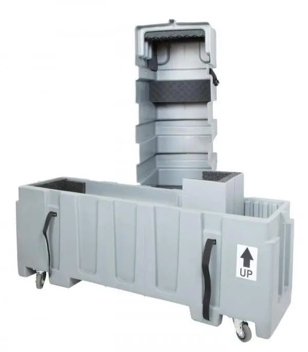 Single 43"-60" TV Monitor trade show Shipping Case Portable Booths