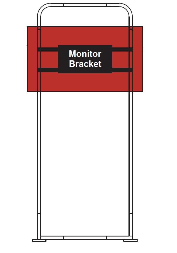 Monitor Mount for Tension Fabric Walls - Godfrey Group