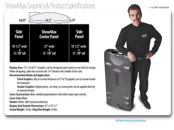 ShowMax Tabletop Display NW Displays and exhibits